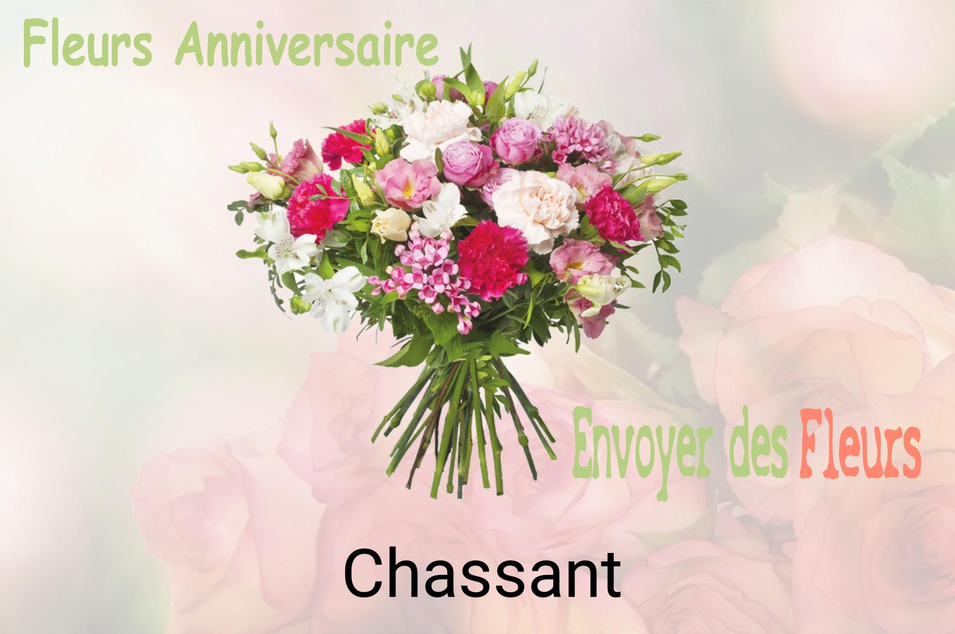 Bouquet de fleurs d’anniversaire livré à Chassant