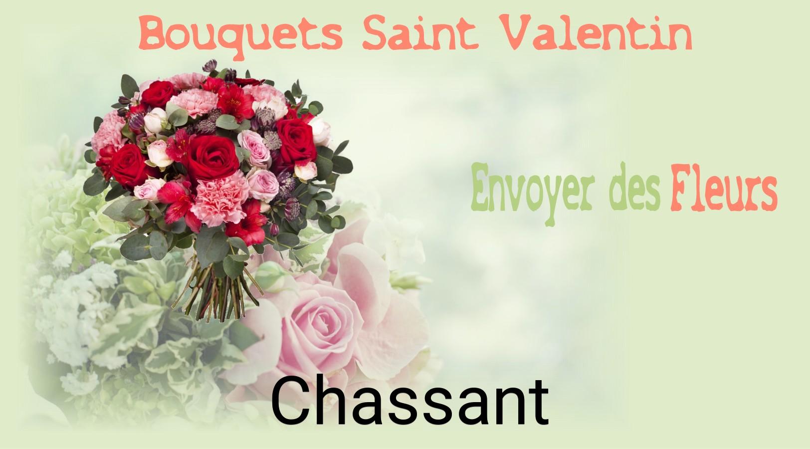 Roses de Saint-Valentin livrées à Chassant